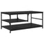Sofabord Sort eg 90 x 49 x 40 cm Konstrueret træ
