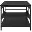 Sofabord Sort eg 90 x 49 x 40 cm Konstrueret træ