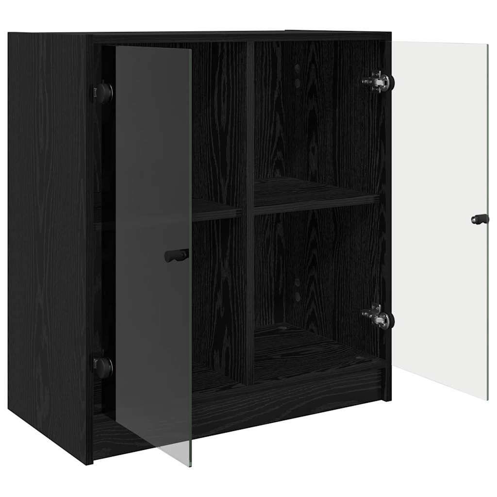 Sideskab Sort eg 68 x 37 x 75,5 cm Konstrueret træ