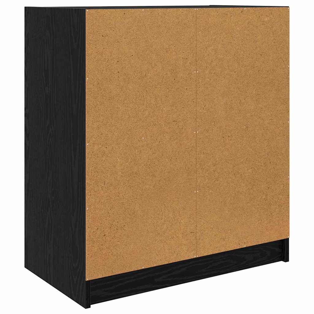 Sideskab Sort eg 68 x 37 x 75,5 cm Konstrueret træ