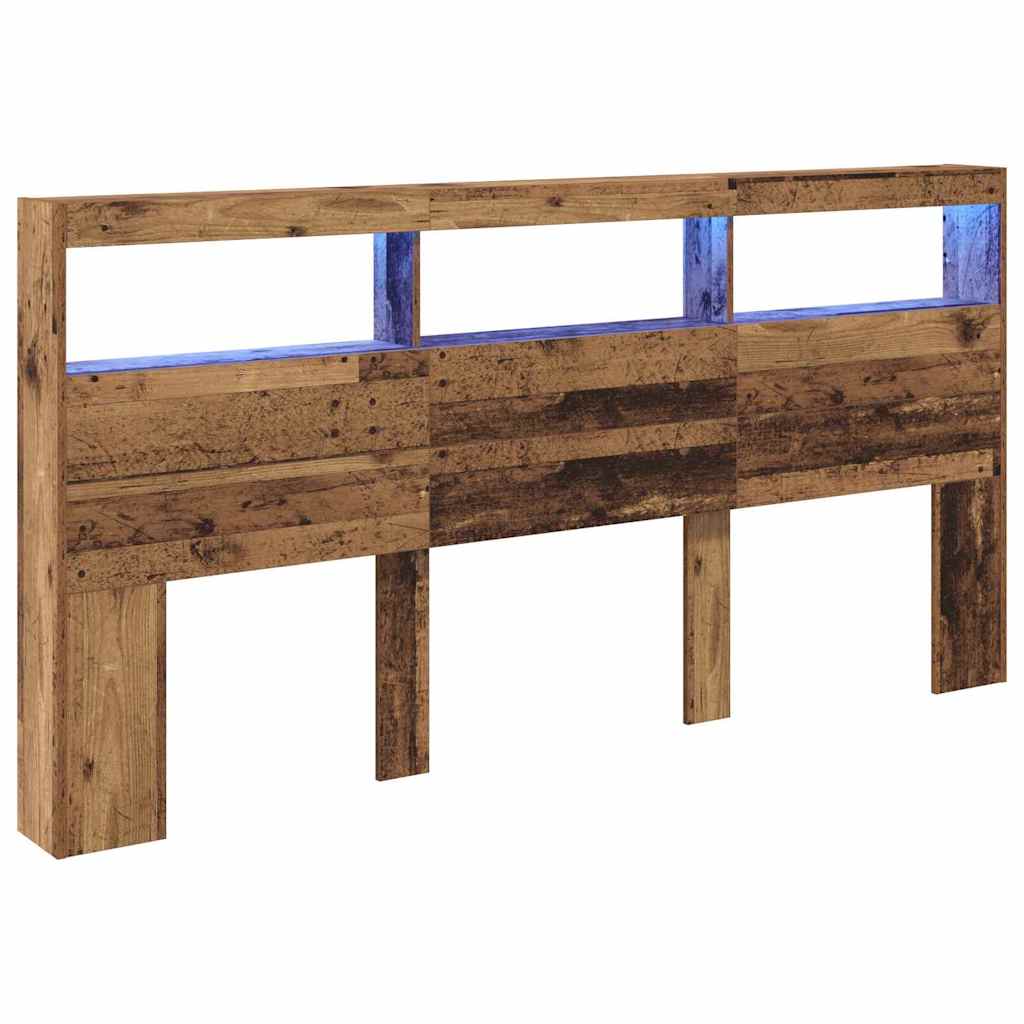 Hovedgærde Gammelt træ 200 x 17 x 102 cm Konstrueret træ
