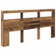 Hovedgærde Gammelt træ 200 x 17 x 102 cm Konstrueret træ