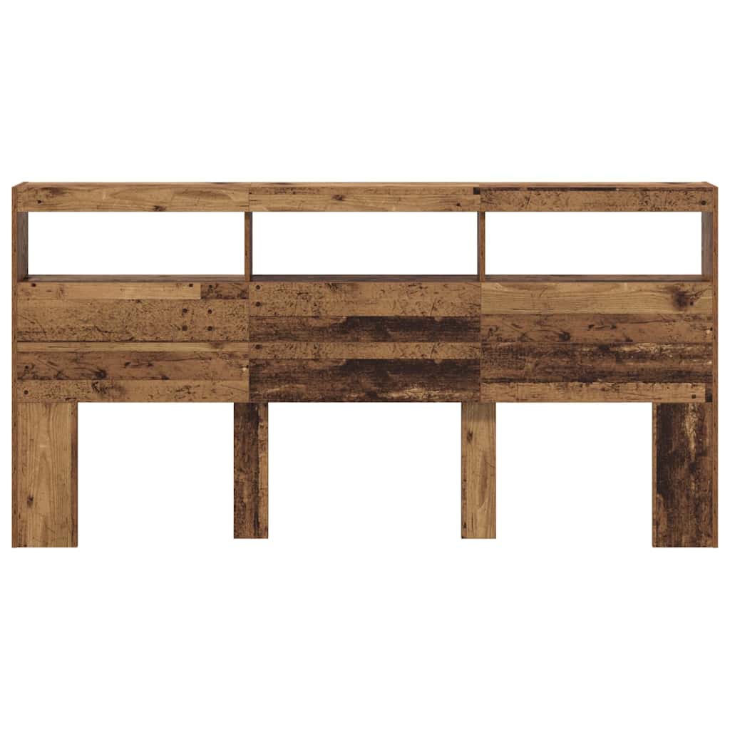 Hovedgærde Gammelt træ 200 x 17 x 102 cm Konstrueret træ
