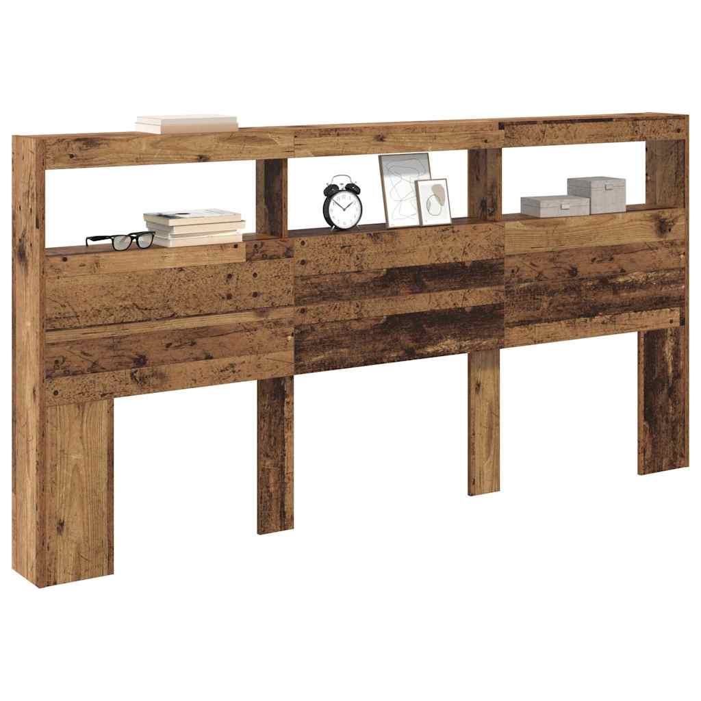 Hovedgærde Gammelt træ 200 x 17 x 102 cm Konstrueret træ