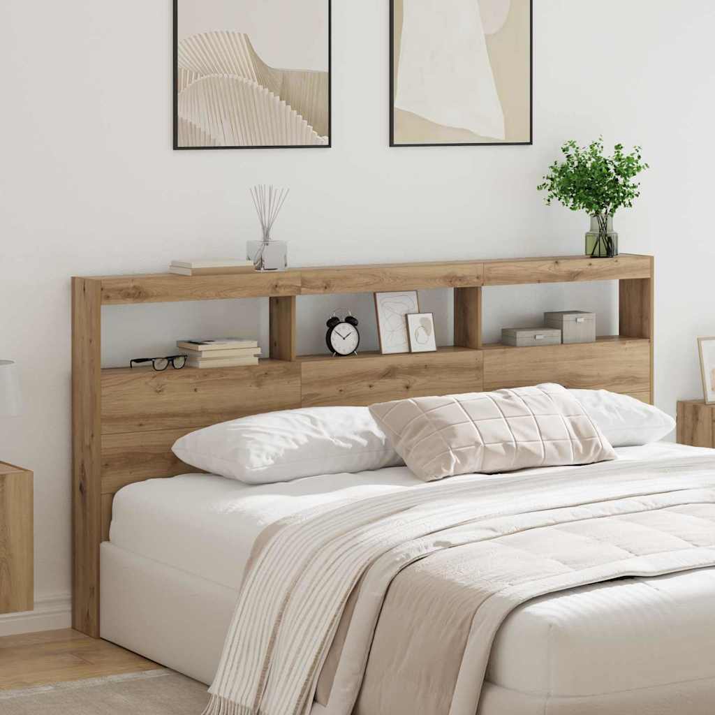 Hovedgærde Artisan Egetræ 200 x 17 x 102 cm Konstrueret træ