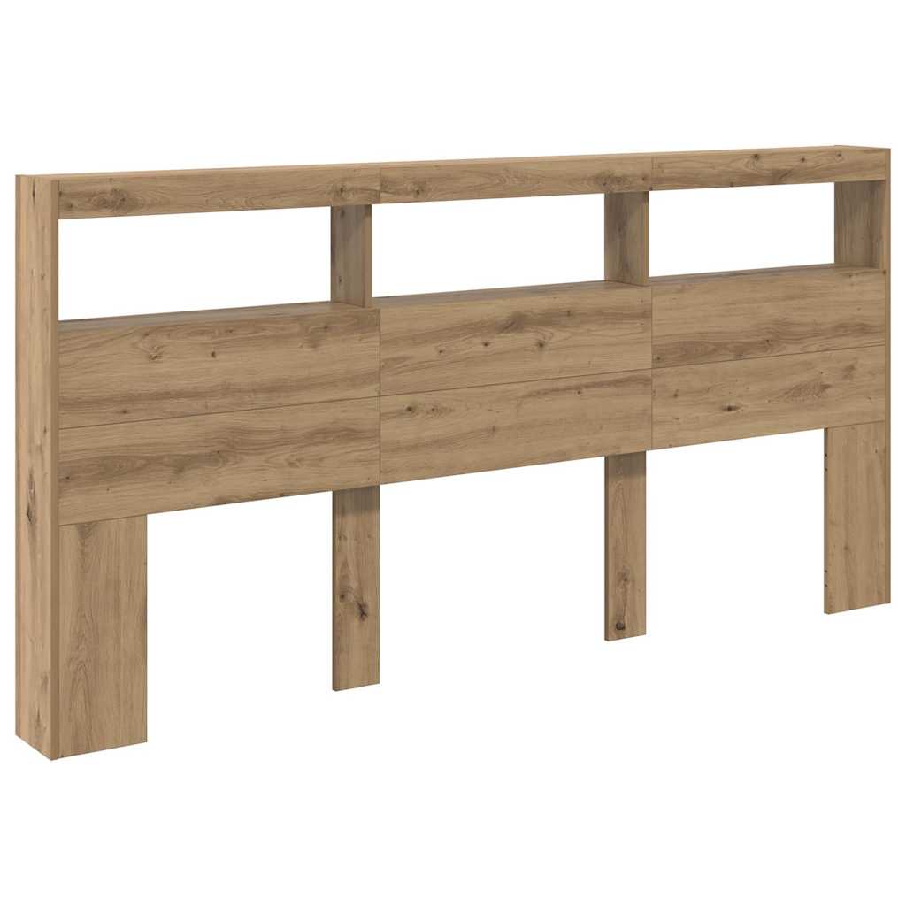 Hovedgærde Artisan Egetræ 200 x 17 x 102 cm Konstrueret træ