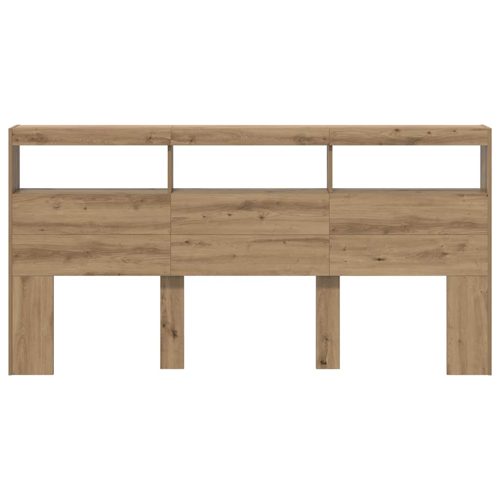 Hovedgærde Artisan Egetræ 200 x 17 x 102 cm Konstrueret træ