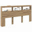 Hovedgærde Artisan Egetræ 200 x 17 x 102 cm Konstrueret træ