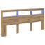 Hovedgærde Artisan Egetræ 220 x 17 x 102 cm Konstrueret træ