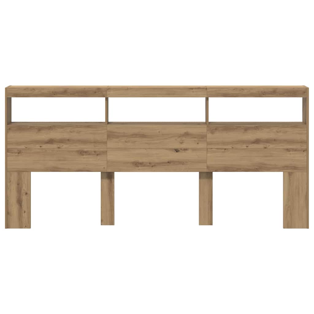 Hovedgærde Artisan Egetræ 220 x 17 x 102 cm Konstrueret træ