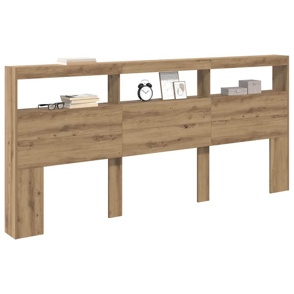 Hovedgærde Artisan Egetræ 220 x 17 x 102 cm Konstrueret træ