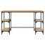 Bord Artisan Egetræ Konstrueret træ 140 x 50 x 75 cm