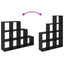 Rumdivider boghylde Sort eg 137,5 x 29 x 103,5 cm