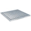 Gitter Sølv 40 x 40 x 2 cm Hot-Dip Galvaniseret Stål