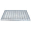 Gitter Sølv 40 x 40 x 2 cm Hot-Dip Galvaniseret Stål
