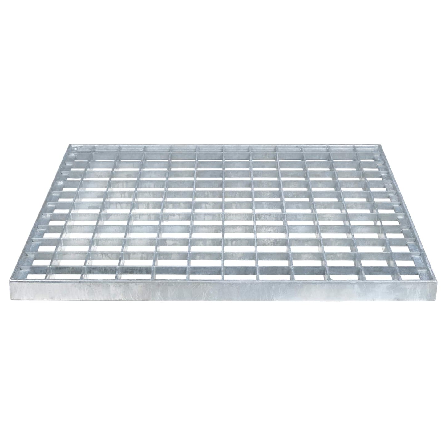 Gitter Sølv 40 x 40 x 2 cm Hot-Dip Galvaniseret Stål