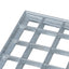 Gitter Sølv 80 x 40 x 2 cm Hot-Dip Galvaniseret Stål