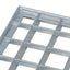 Gitter Sølv 50 x 50 x 2 cm Hot-Dip Galvaniseret Stål