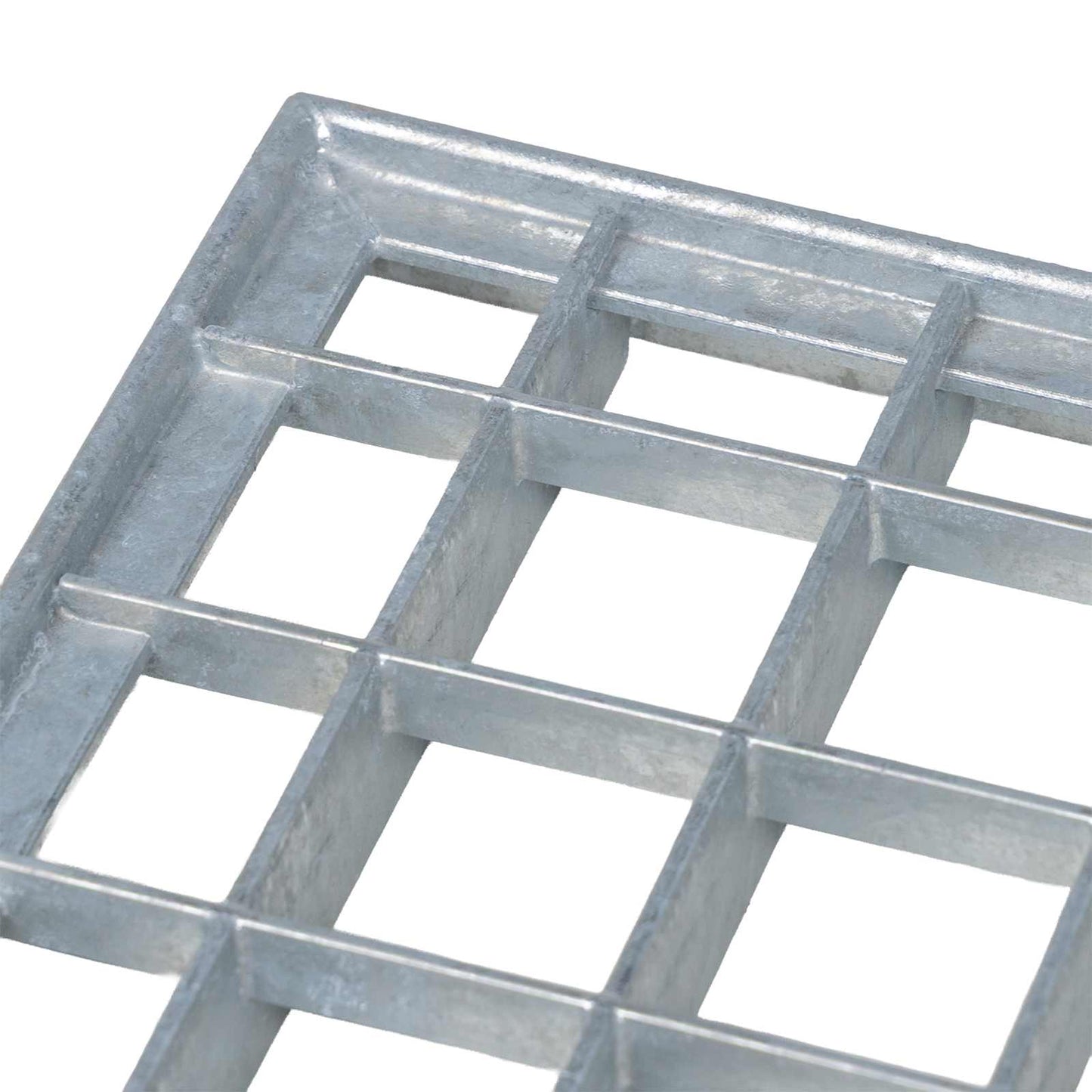 Gitter Sølv 50 x 50 x 2 cm Hot-Dip Galvaniseret Stål