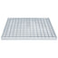 Gitter Sølv 50 x 50 x 2 cm Hot-Dip Galvaniseret Stål