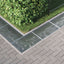 Gitter Sølv 80 x 50 x 2 cm Hot-Dip Galvaniseret Stål