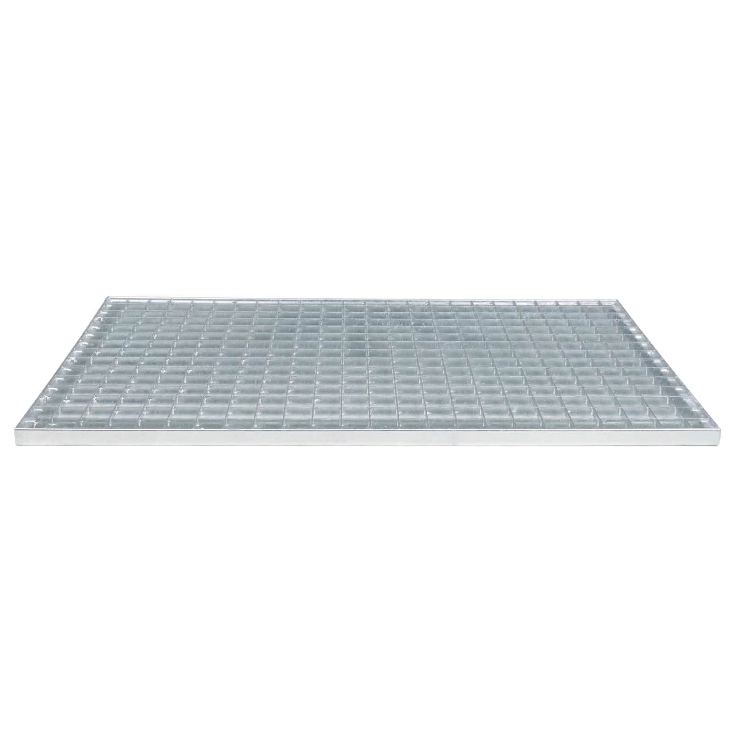 Gitter Sølv 80 x 50 x 2 cm Hot-Dip Galvaniseret Stål