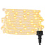 Sejllys med reblys Varm hvid 100 m PVC