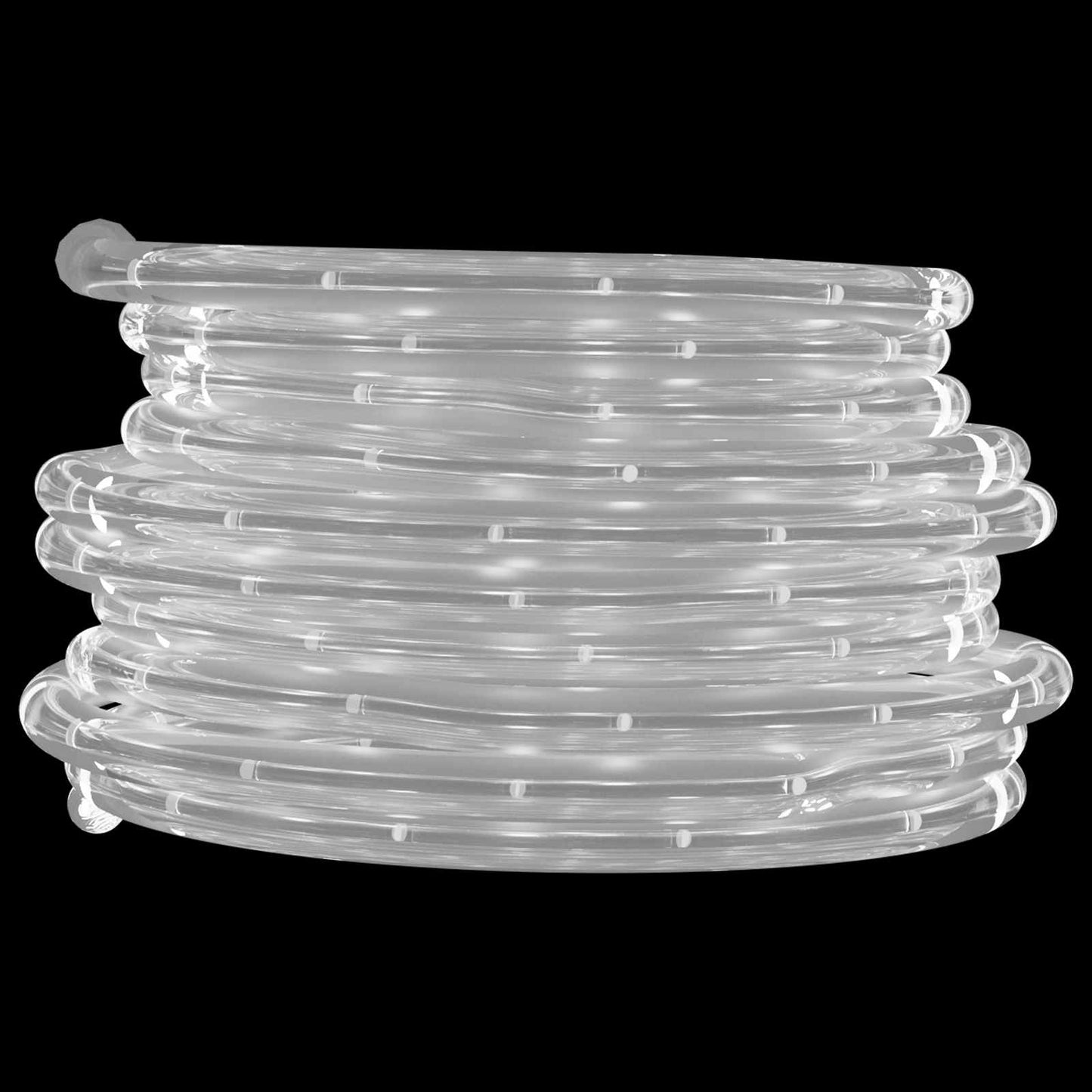 Sejllys med reblys Varm hvid 100 m PVC