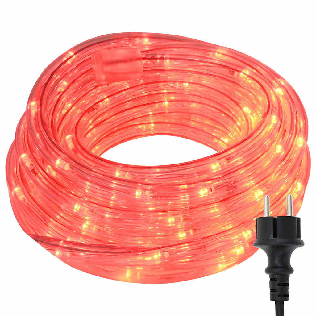 Sejllys med reblys Rød 50 m PVC