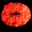Sejllys med 2400 LED'er Rød 100 m PVC