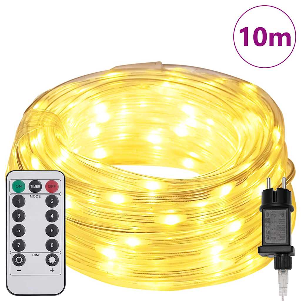 Sejllys med 240 LED'er Varm hvid 10 m PVC