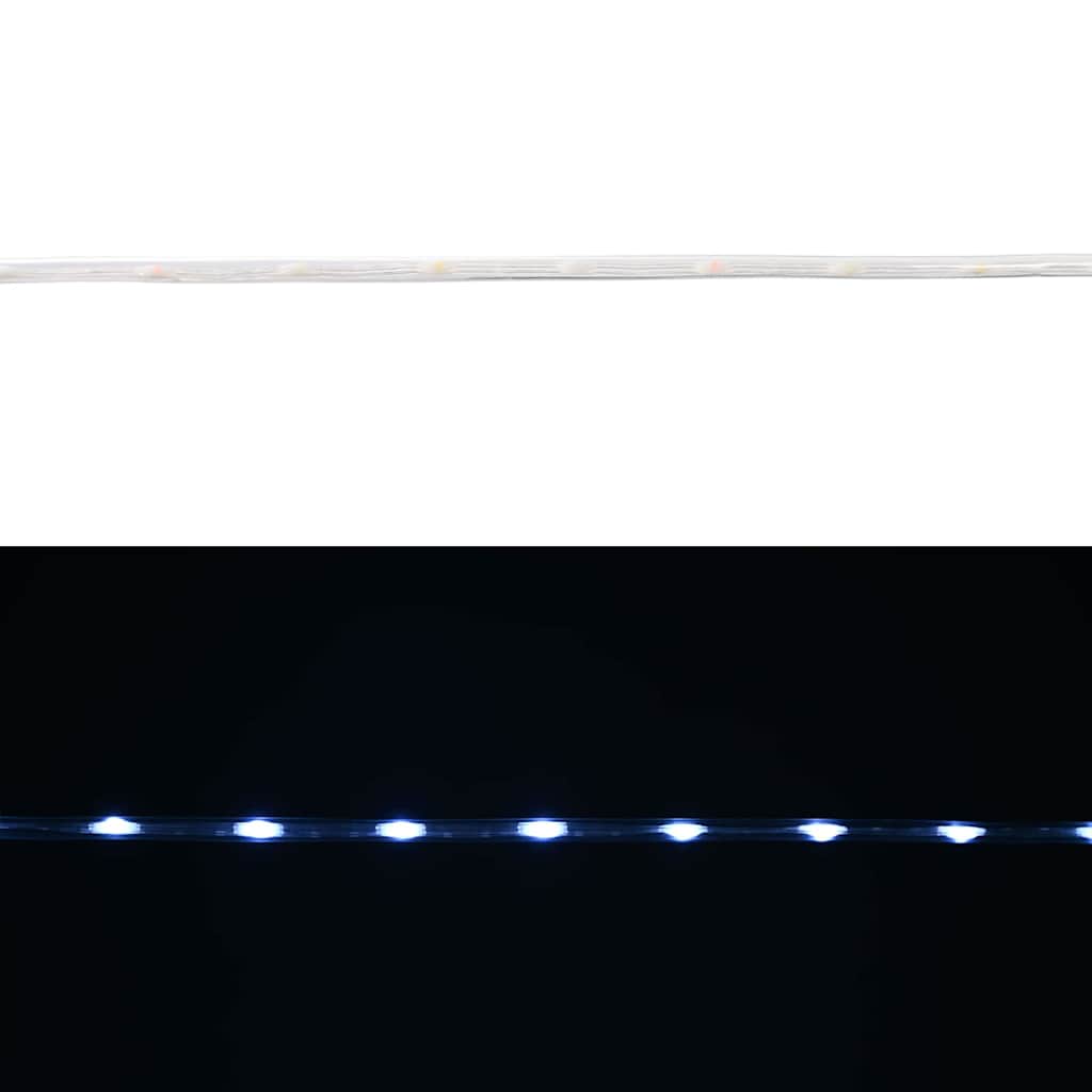 Sejllys med 120 LED'er Kold Hvid 5 m PVC