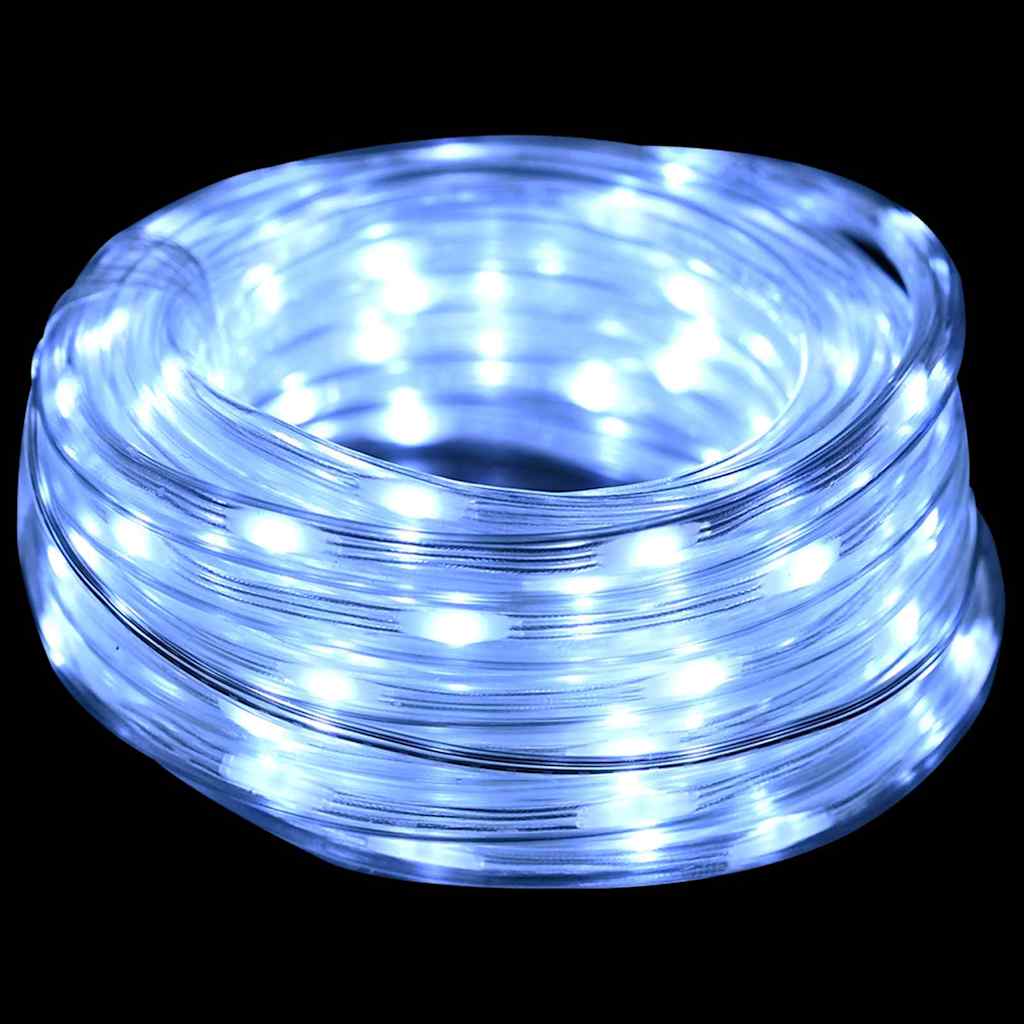 Sejllys med 120 LED'er Kold Hvid 5 m PVC
