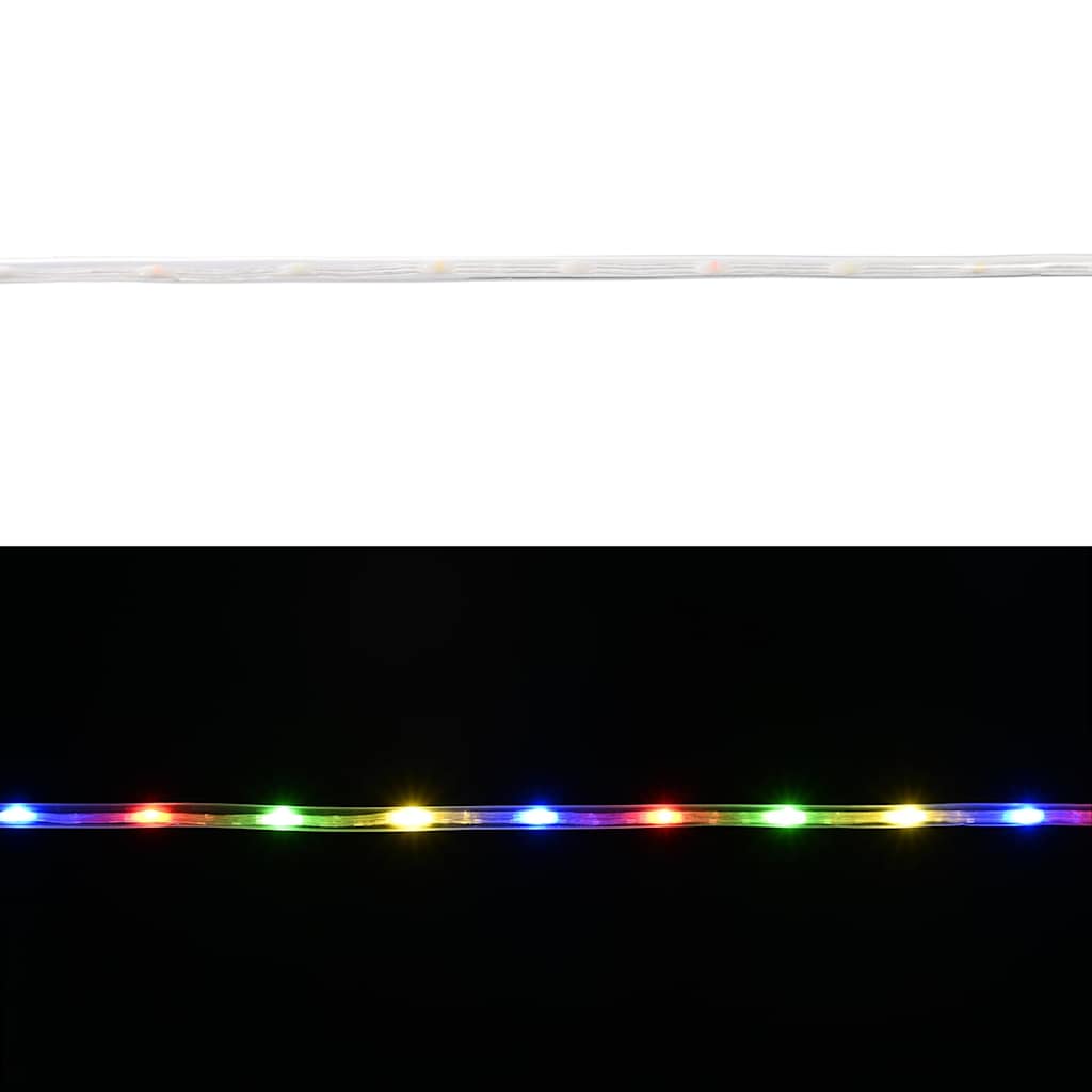 Sejllys med 240 LED'er Flerfarvet 10 m PVC