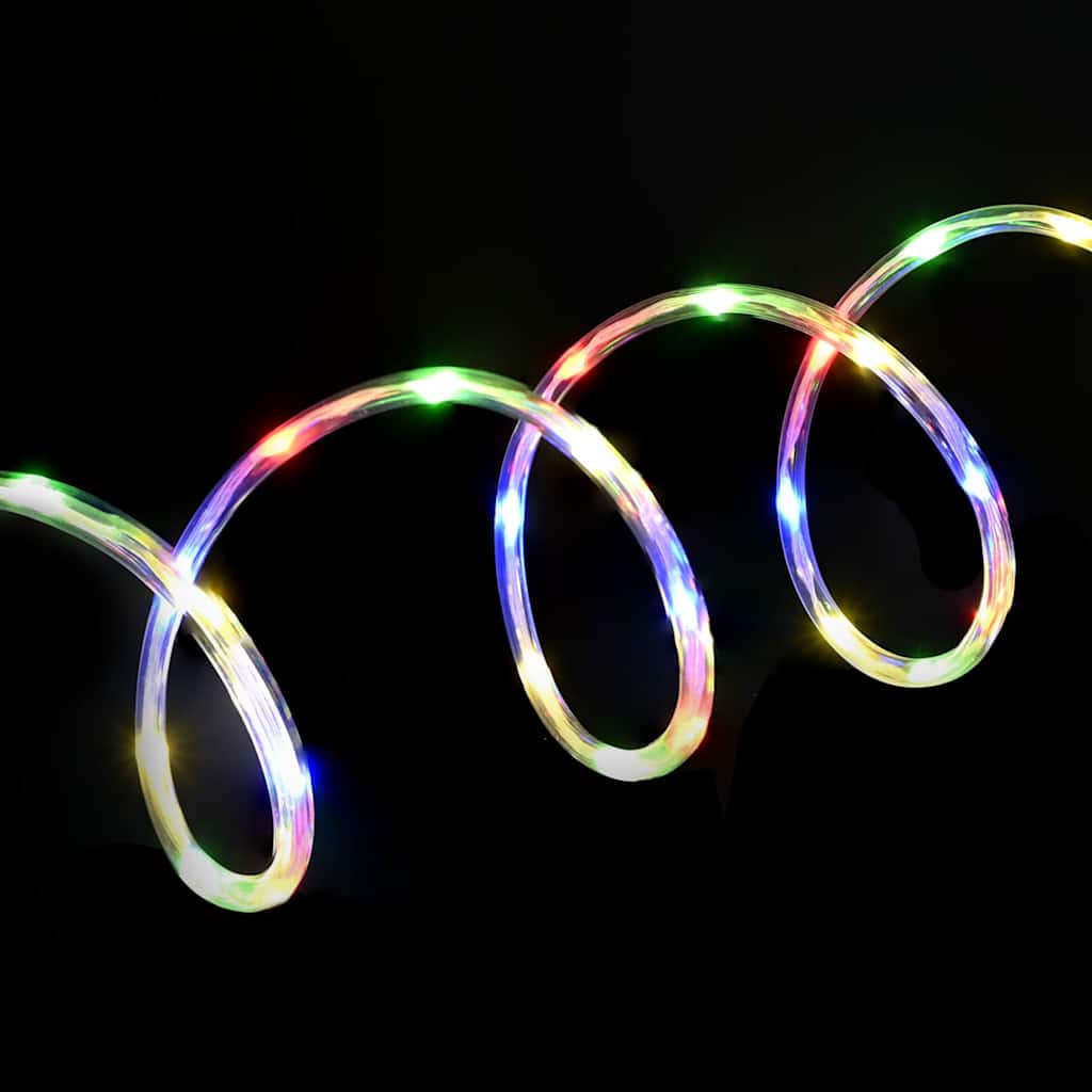Sejllys med 240 LED'er Flerfarvet 10 m PVC