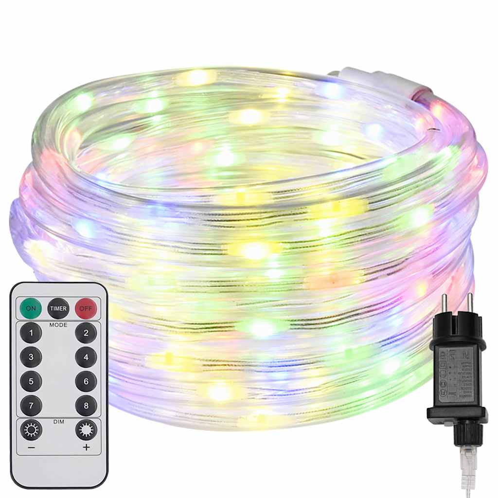 Sejllys med 480 LED'er Flerfarvet 20 m PVC