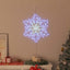 Juletarget med 156 LED'er Blå 55,5 x 55,5 x 0,75 cm PVC