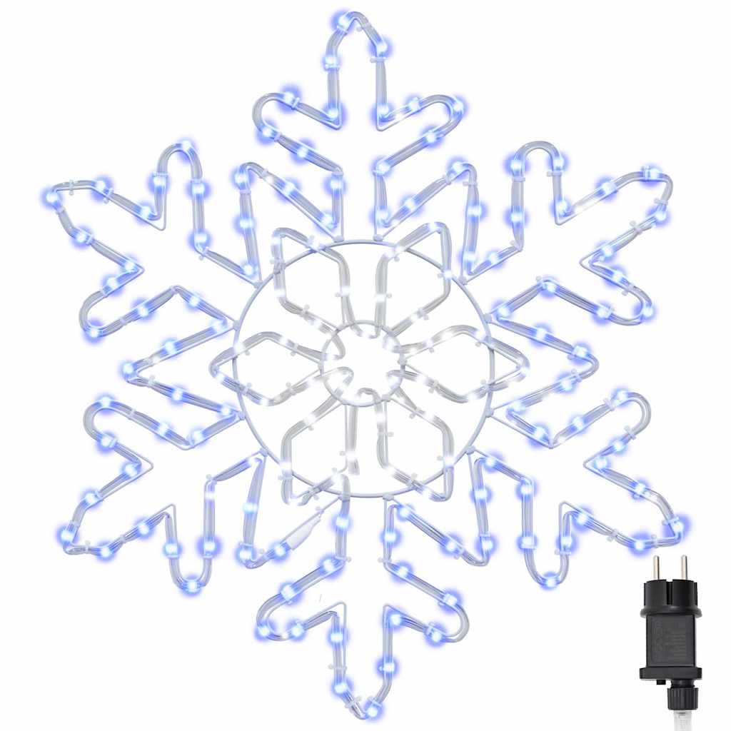 Juletarget med 156 LED'er Blå 55,5 x 55,5 x 0,75 cm PVC