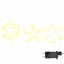 Jule Snefnug med 252 LED'er Varm hvid 44,5 x 38 cm PVC
