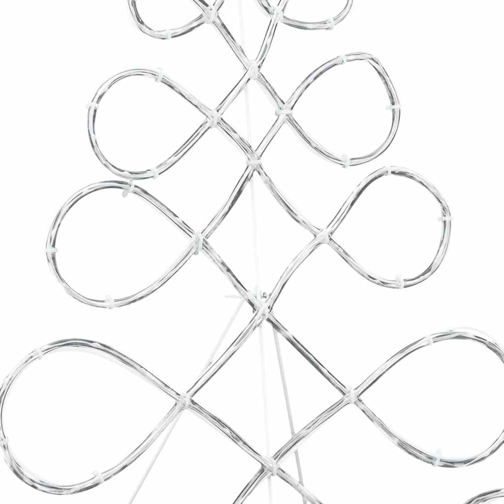 Lys i form af et juletre Flerfarvet 78 x 58 cm PVC