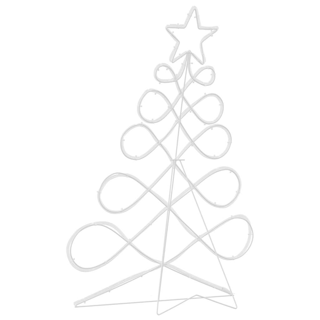 Lys i form af et juletre Flerfarvet 78 x 58 cm PVC