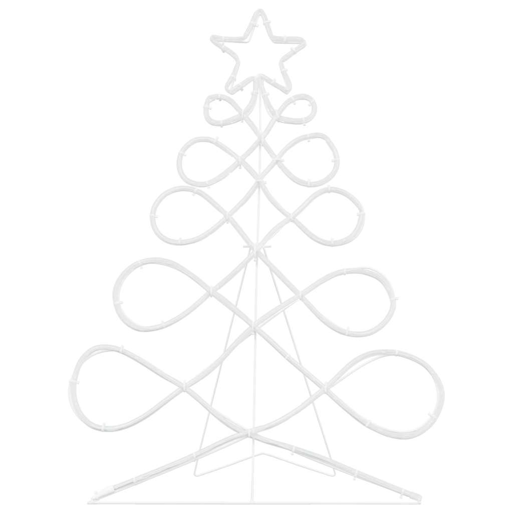 Lys i form af et juletre Flerfarvet 78 x 58 cm PVC