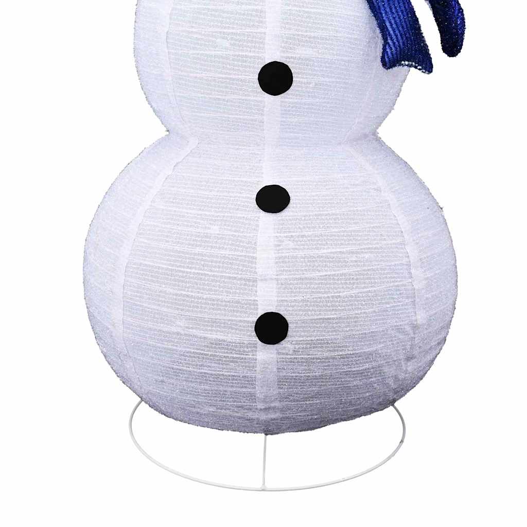 Julesneemand Familie med 270 LED'er 3 pcs Varm hvid Stof