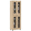 Highboard FLORIN Sonoma eg 60 x 35 x 182 cm Konstrueret træ
