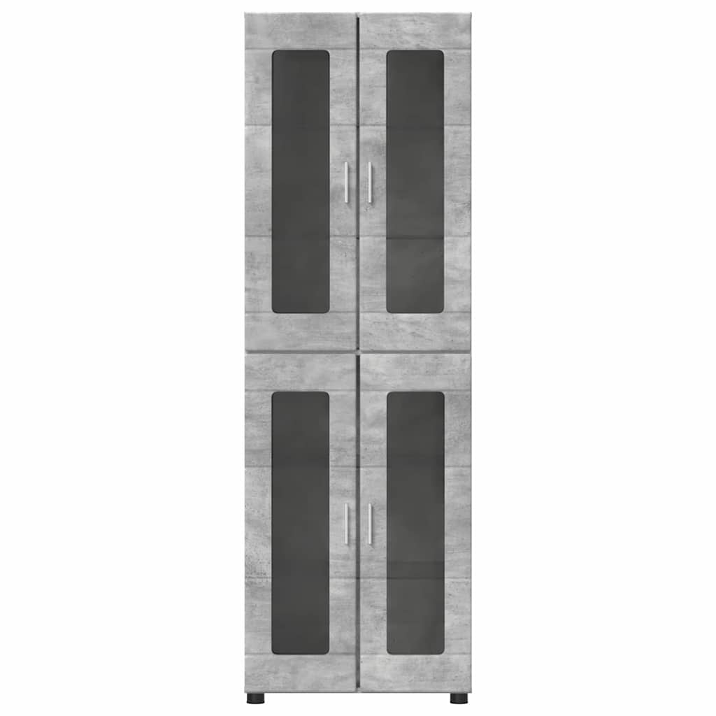Highboard FLORIN Beton Grå 60 x 35 x 182 cm Konstrueret træ