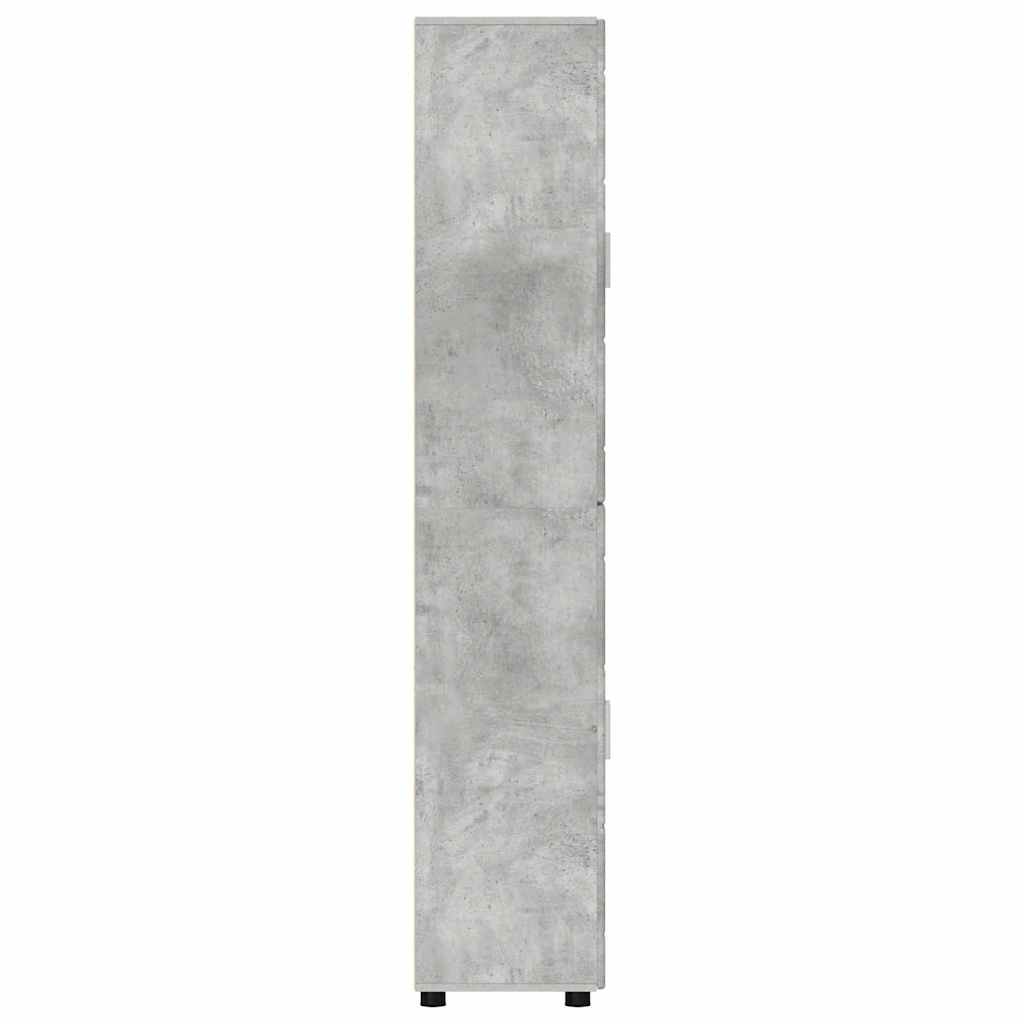 Highboard FLORIN Beton Grå 60 x 35 x 182 cm Konstrueret træ