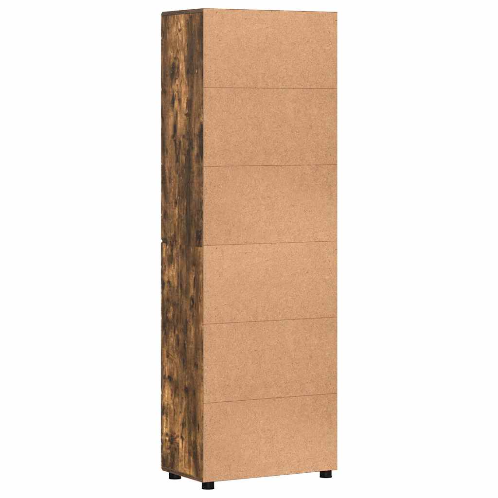 Highboard FLORIN Røget eg 60 x 35 x 182 cm Konstrueret træ