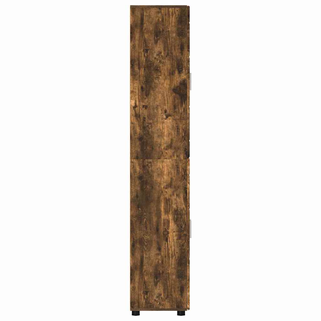 Highboard FLORIN Røget eg 60 x 35 x 182 cm Konstrueret træ