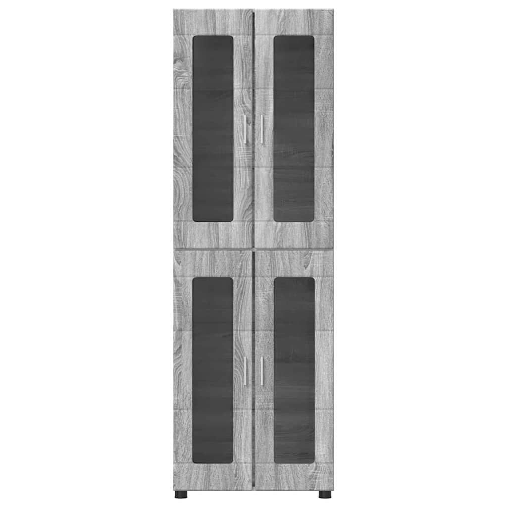 Highboard FLORIN Grå Sonoma 60 x 35 x 182 cm Konstrueret træ
