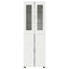 Highboard med dør FLORIN Hvid 60 x 35 x 182 cm Konstrueret træ